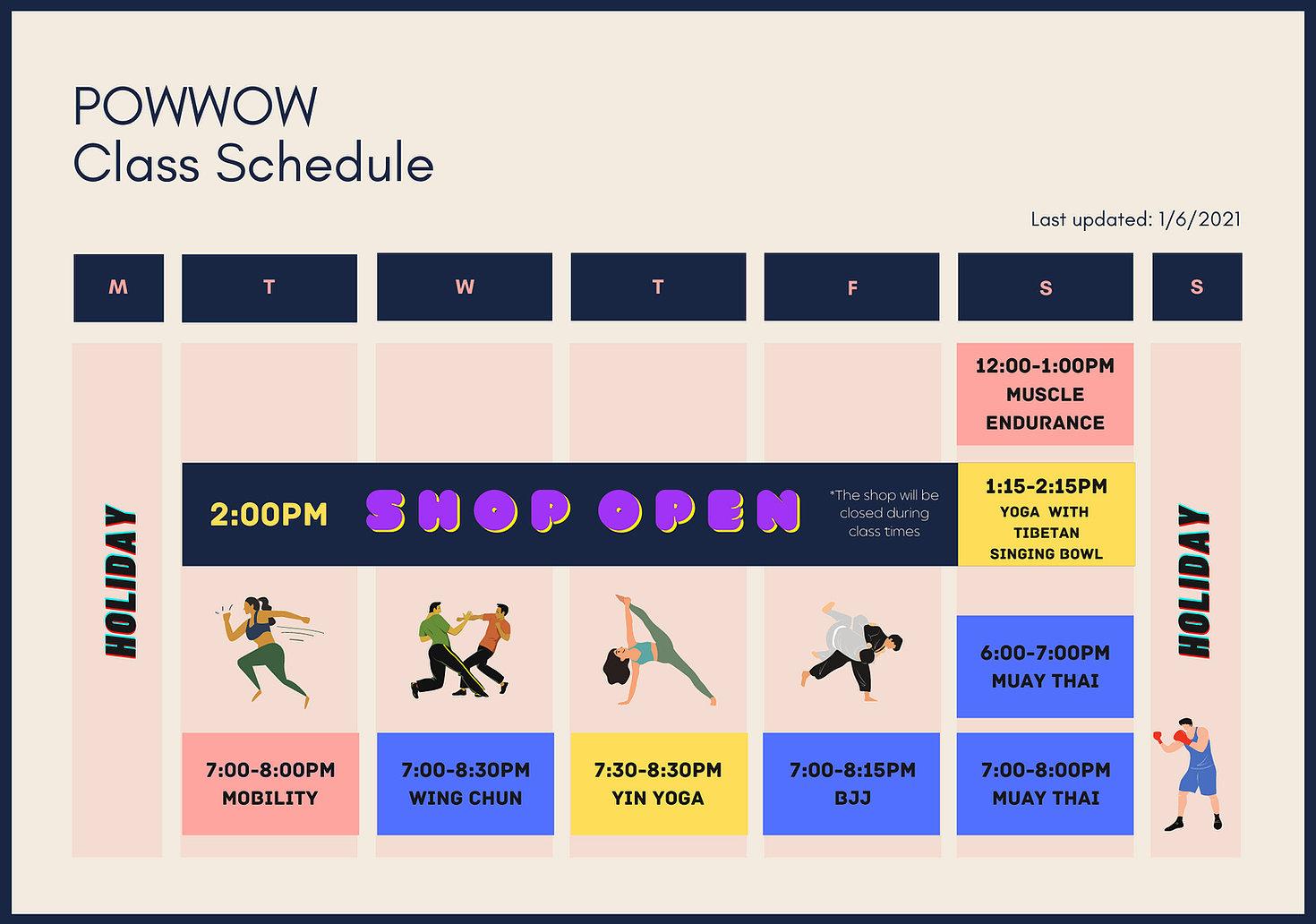 富德樓 運動空間 powwow 課程 時程