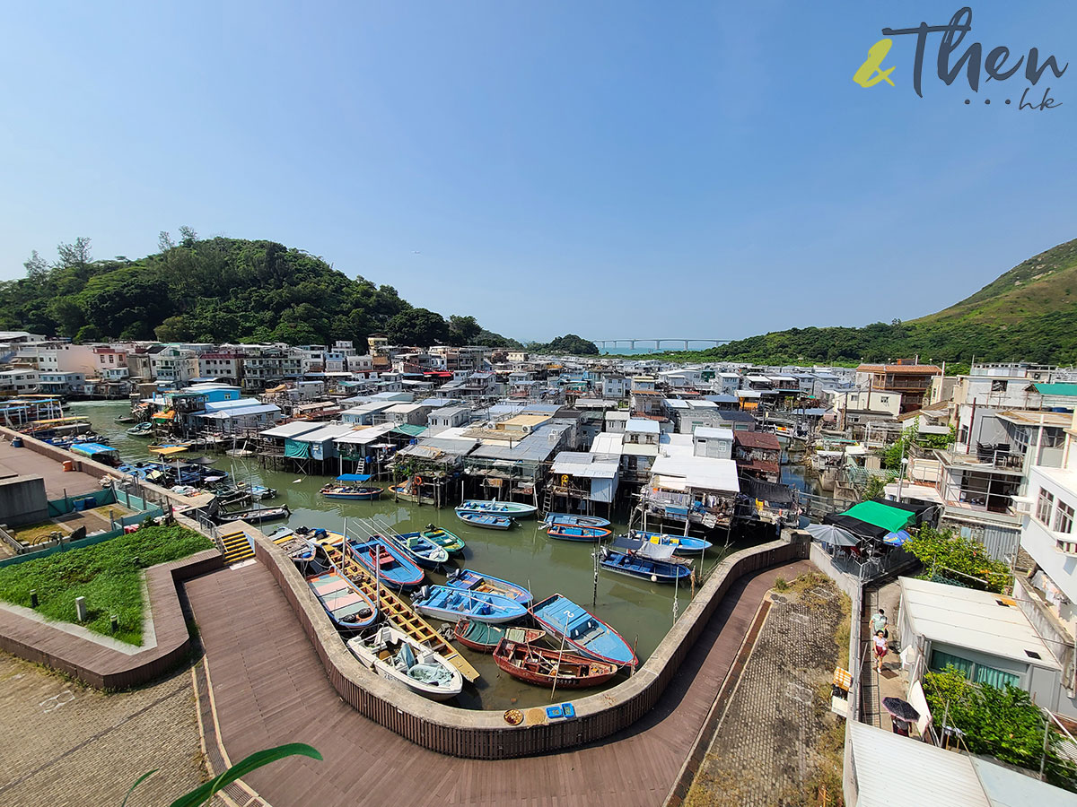 中秋節 大澳 大嶼山 水鄉花燈節 大澳鄉事會廣場 永助聖母小堂 黃志泉 速寫 展覽 天台