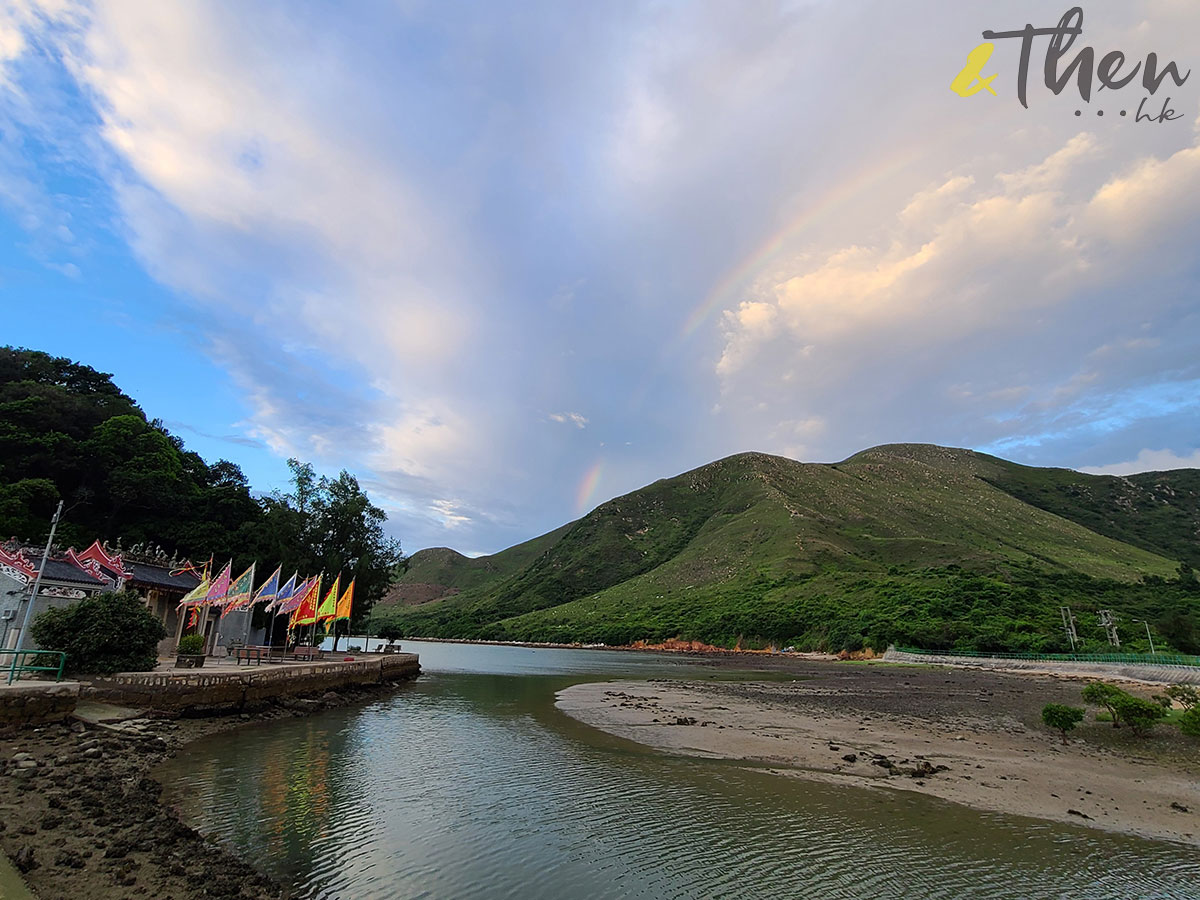 大澳 虎山 行山 水鄉 重陽節 風景 香港寶珠潭 行山徑 步道 虎山觀景步道 狗伸地觀景台 港珠澳大橋 彩虹