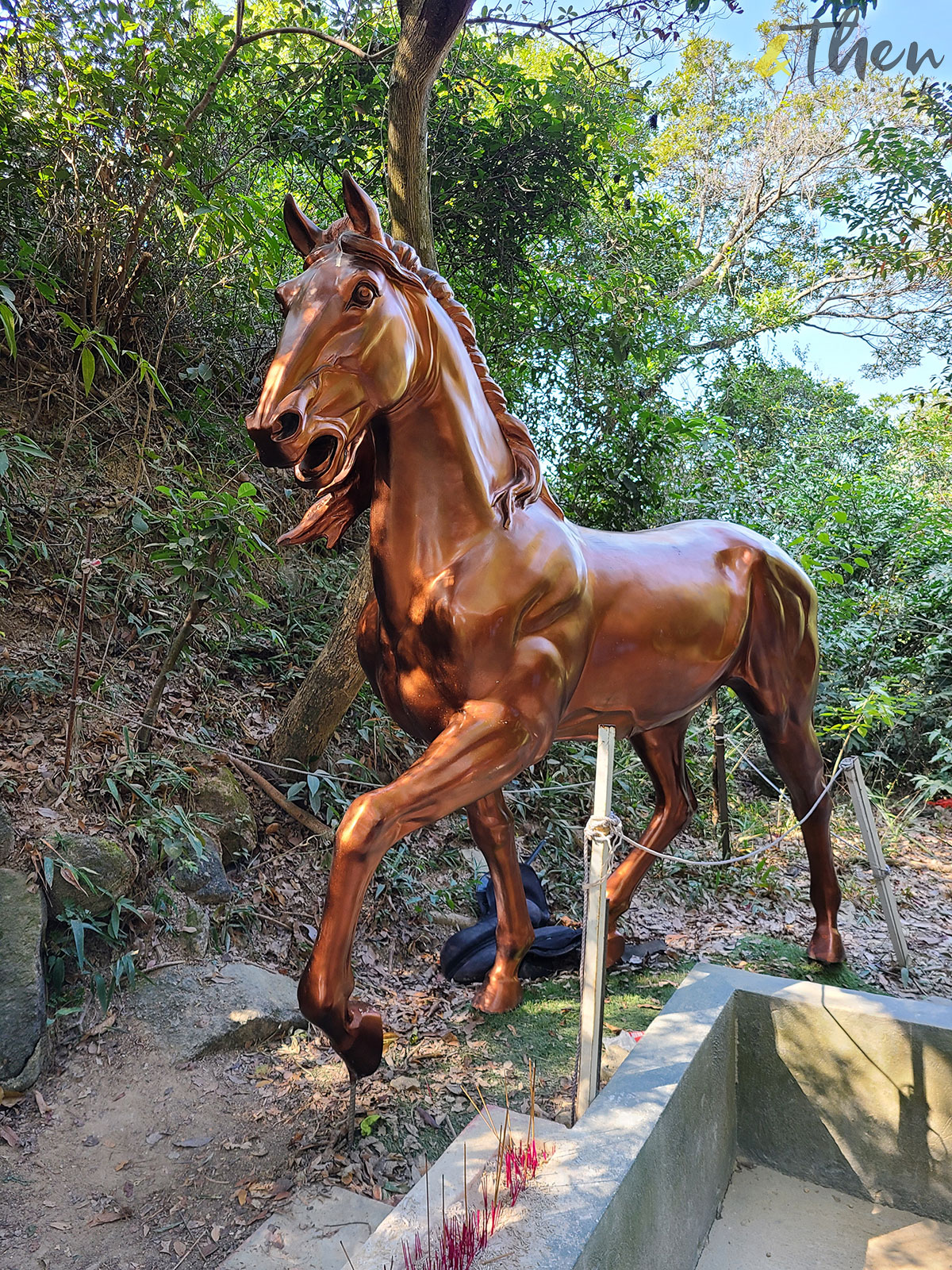 虎年 新年 行山 郊遊 大棠 白虎坳 大欖郊野公園 千島湖 大欖涌水塘 西白虎坳 西白虎坳關帝廟 關聖帝君 赤兔神駒 