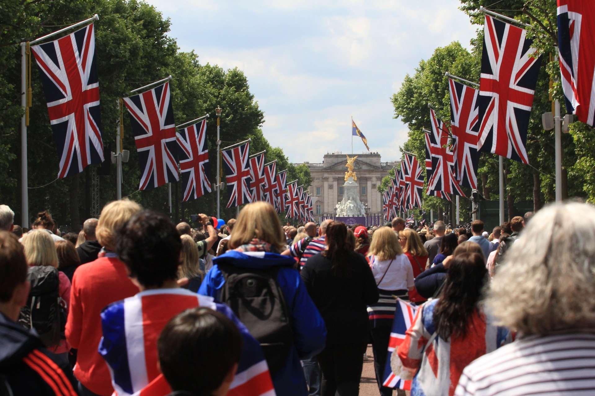 英女王 英殖時期 白金禧慶典 Platinum Jubilee 英國王室 英國 英國國旗 白金漢宮