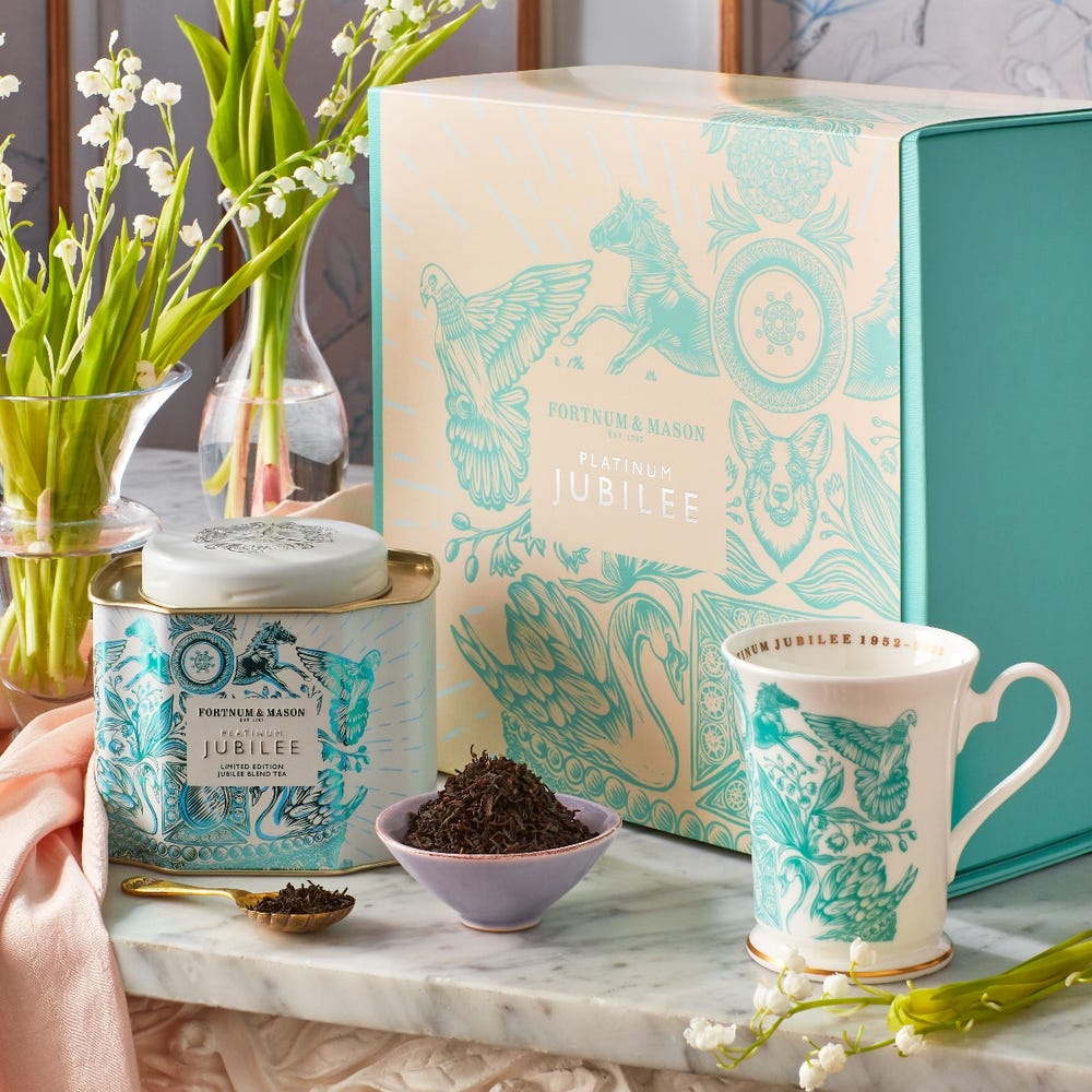 英女王 英殖時期 白金禧慶典 Platinum Jubilee 英國王室 英國 Fortnum & Mason The Jubilee Tea Gift Box