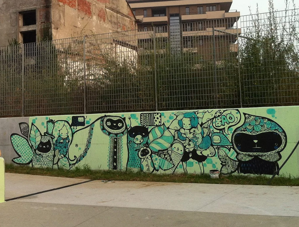 街頭藝術 壁畫 香港藝術家 Bao Ho HKwalls 畫牆 心理健康 動物 貓形口罩 貓奴