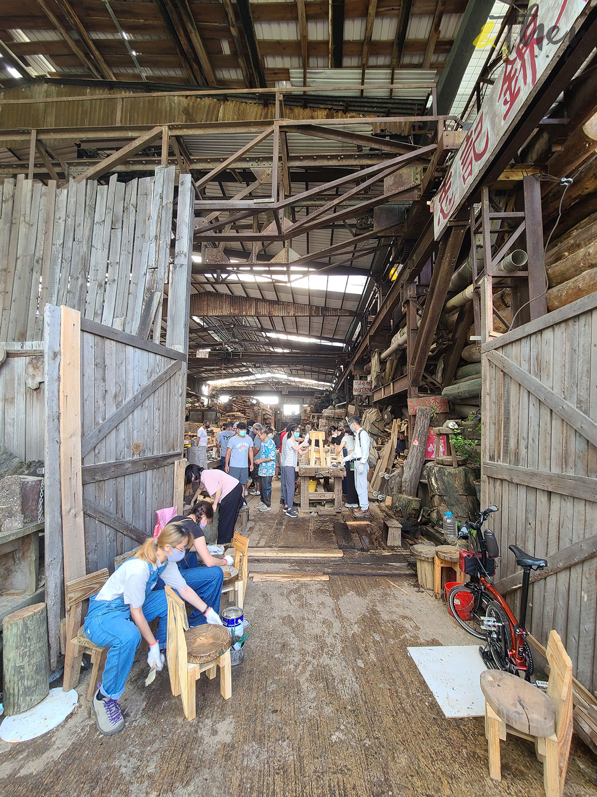 北區 山旮旯 隱世 打卡位 中秋 本地遊 志記鎅木廠 木廠 本地樹木 香港品牌 皮帶鋸鋸片 工作坊