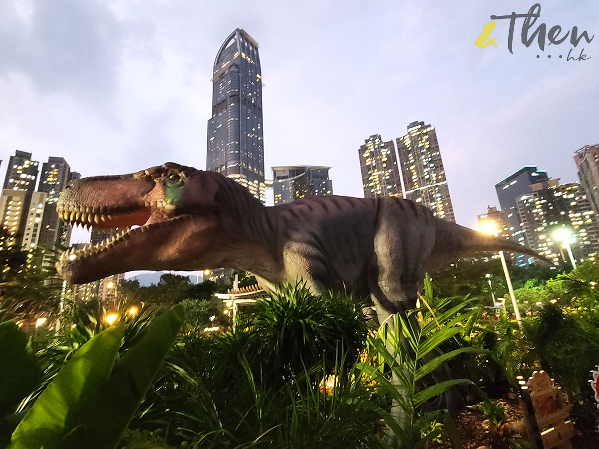 花悅滿城 香港十八區 康文署 園圃 公園 遊樂場 打卡 機動恐龍 高樓大廈
