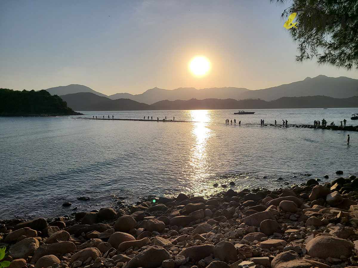 香港遠足挑戰 橋咀 城門 打卡 遠足 行山 橋咀觀景台 享逸台 廈門灣 天使之路 海邊 石灘