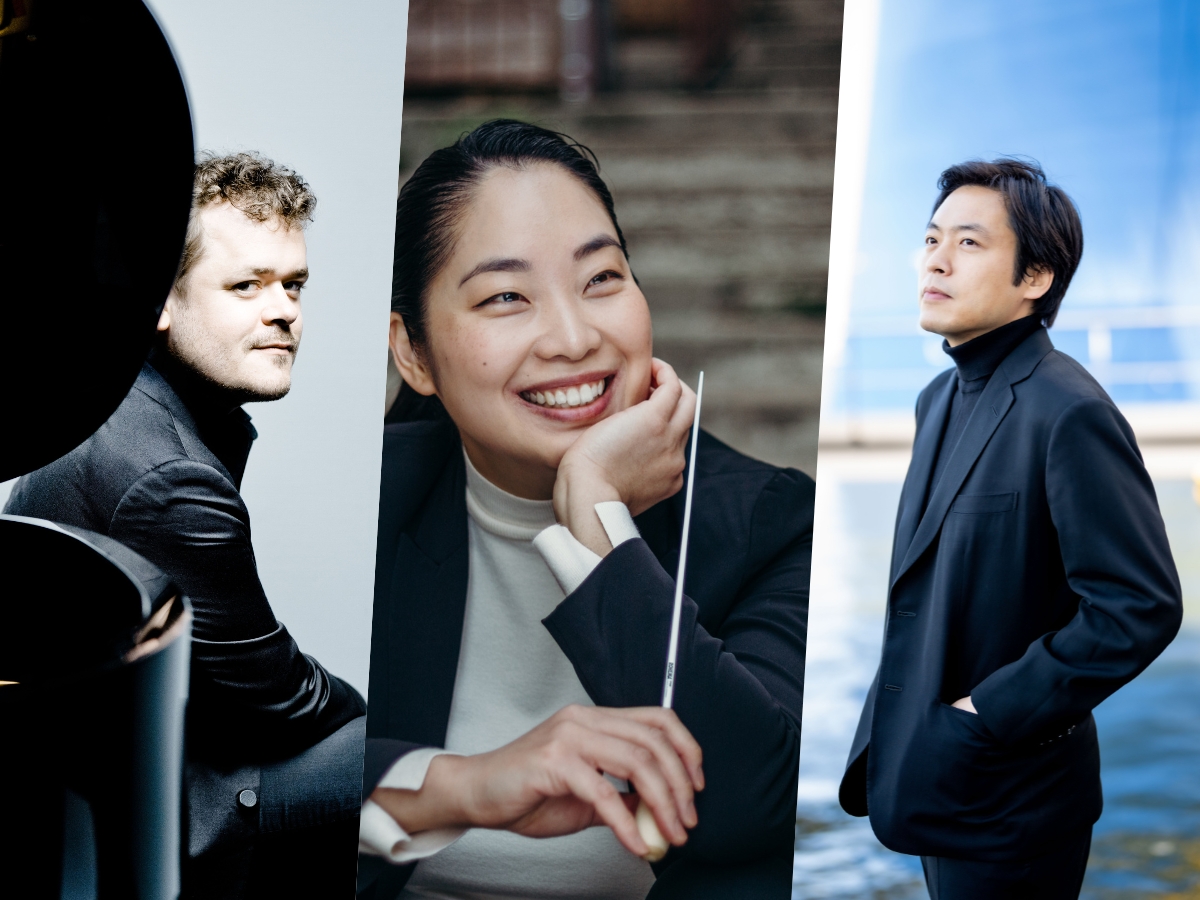 鋼琴家葛羅夫納(Benjamin Grosvenor)韓裔指揮崔賢(Holly Hyun Choe)韓國京畿愛樂樂團音樂總監的金善昱(Sunwook Kim)